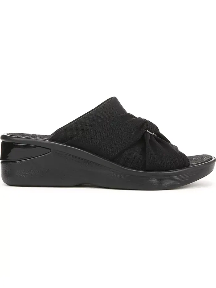 Женские сандалии Serenade Washable Slide Wedge LifeStride — изображение 2 из 5, черный