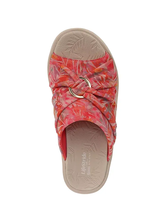 Женские сандалии Serenade Washable Slide Wedge LifeStride — изображение 4 из 5, мульти