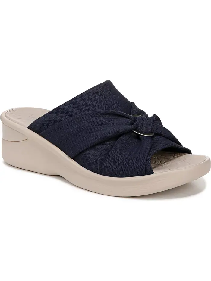 Женские сандалии Serenade Washable Slide Wedge LifeStride — изображение 1 из 5, темно-синий