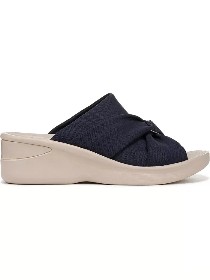 Женские сандалии Serenade Washable Slide Wedge LifeStride — изображение 2 из 5, темно-синий