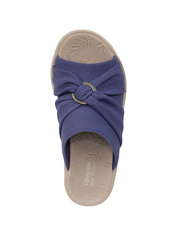Женские сандалии Serenade Washable Slide Wedge LifeStride — изображение 4 из 5, синий