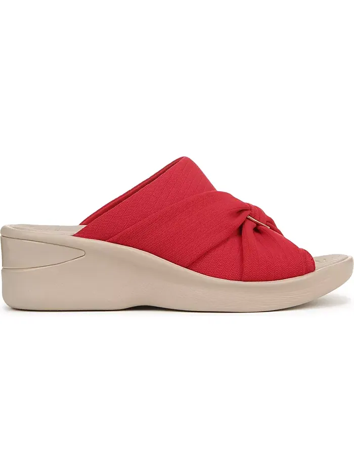 Женские сандалии Serenade Washable Slide Wedge LifeStride — изображение 2 из 5, красный