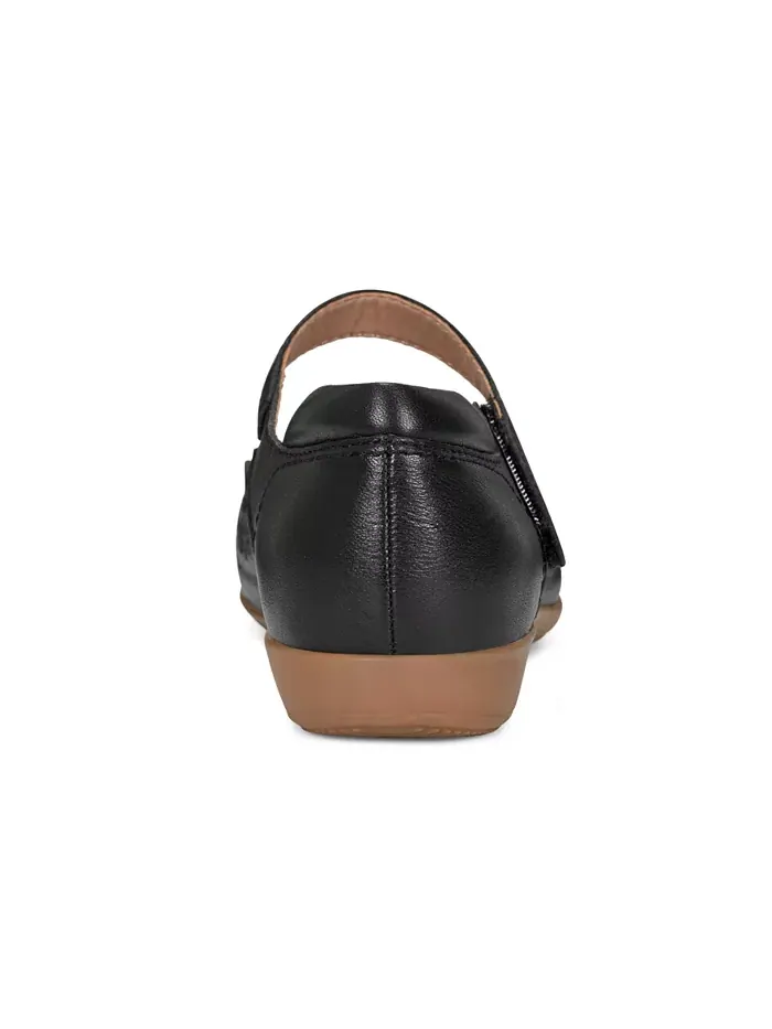Женские балетки Brady Leather Mary Jane Earth — изображение 3 из 5, черный