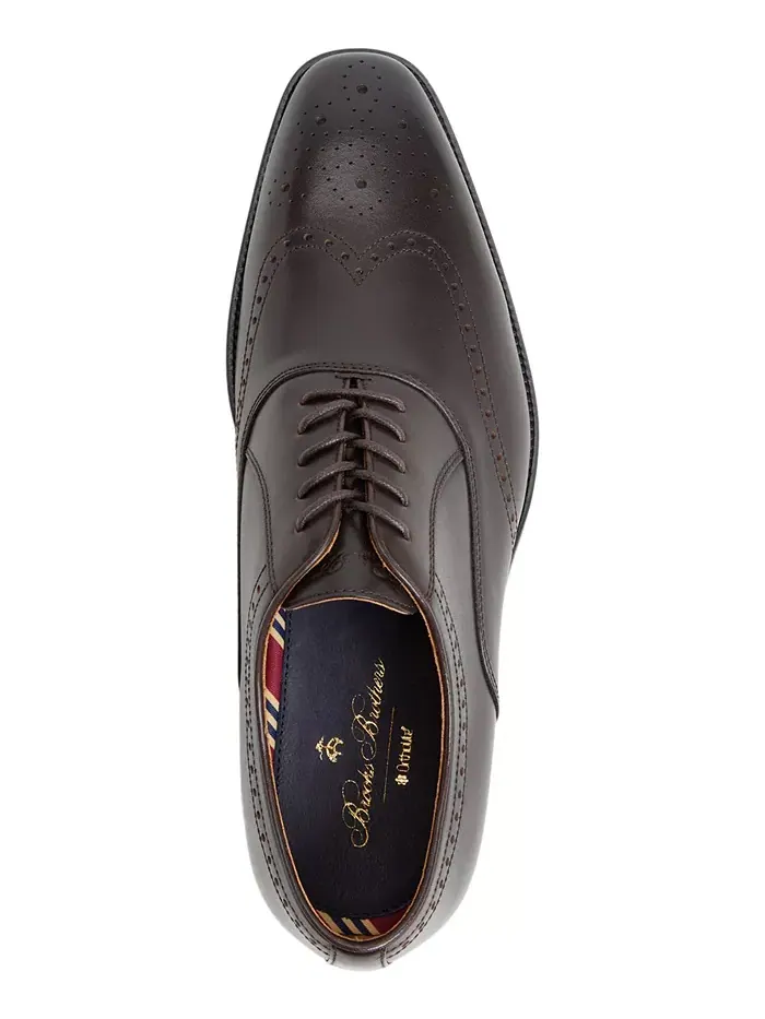 Мужские оксфорды Cassel на шнуровке Brooks Brothers — изображение 3 из 4, коричневый