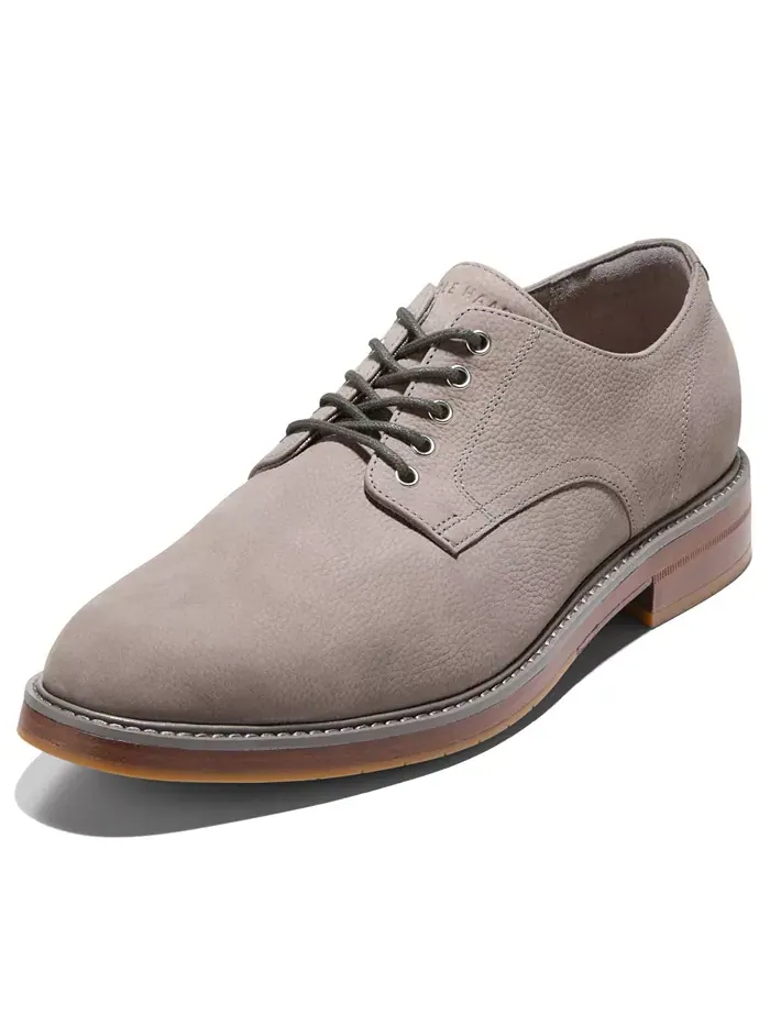 Мужские оксфорды Judson Grand Plain Toe Cole Haan — изображение 4 из 9, серый