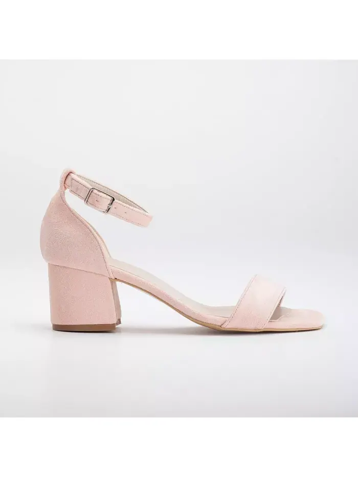 Сандалии Illy Low Block Heel с жемчугом Forever & Always Shoes — изображение 2 из 9