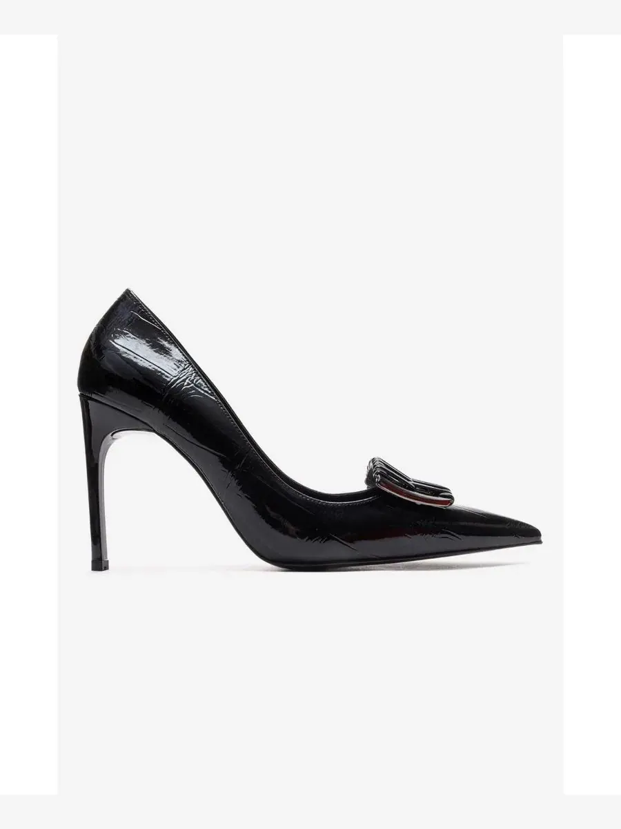 Женские туфли-лодочки Guerni на шпильке Prologue Shoes — изображение 4 из 6, черный