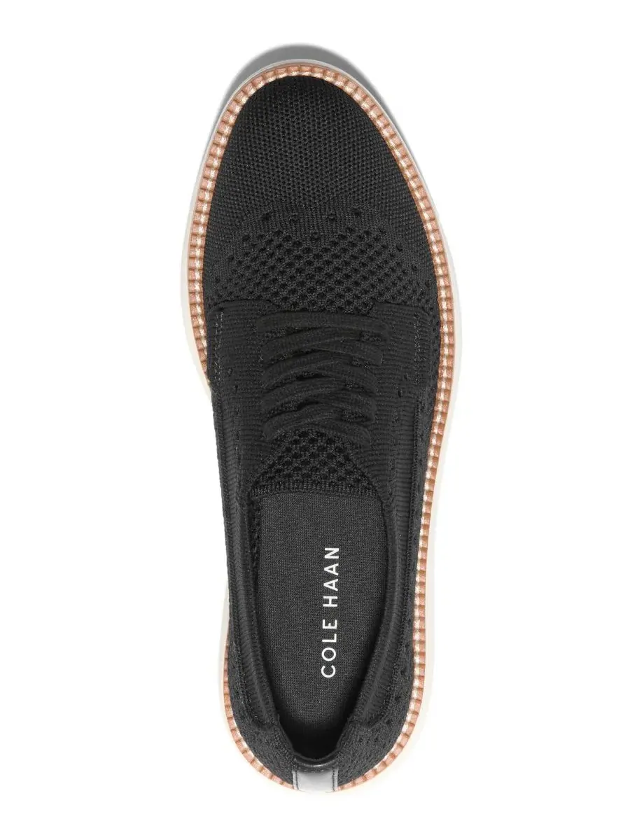Женские кроссовки-оксфорды на платформе Grand Citymotion Stitchlite Cole Haan — изображение 4 из 5, черный