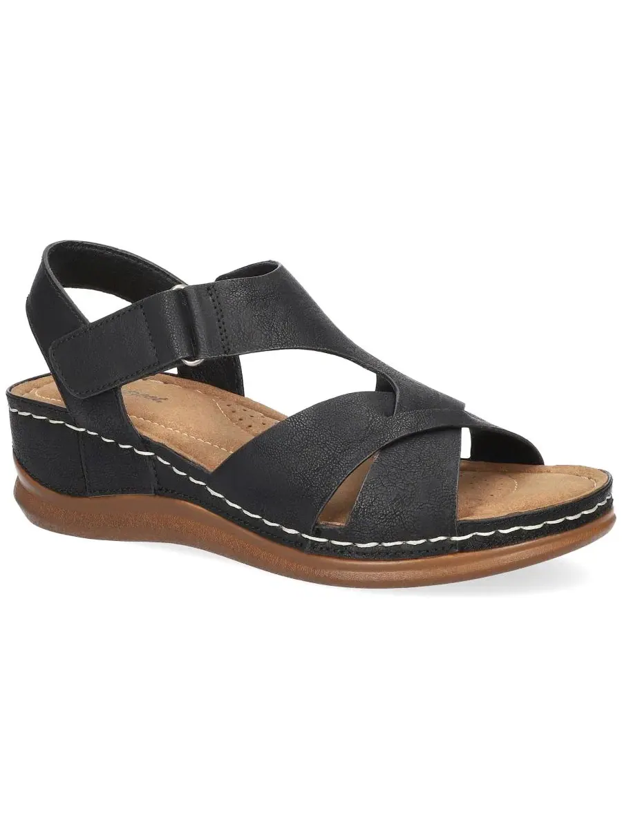 Босоножки на танкетке Lani Wedge Easy Street — изображение 1 из 8, черный