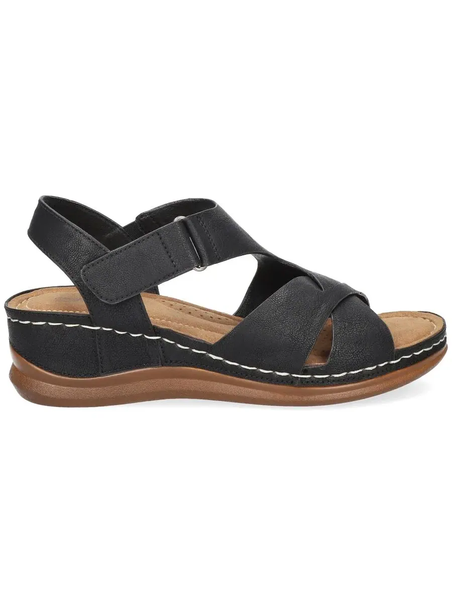 Босоножки на танкетке Lani Wedge Easy Street — изображение 2 из 8, черный