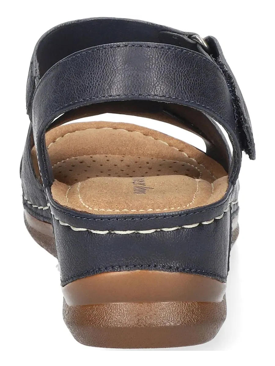 Женские босоножки-танкетки Lani Wedge Easy Street — изображение 3 из 7, темно-синий