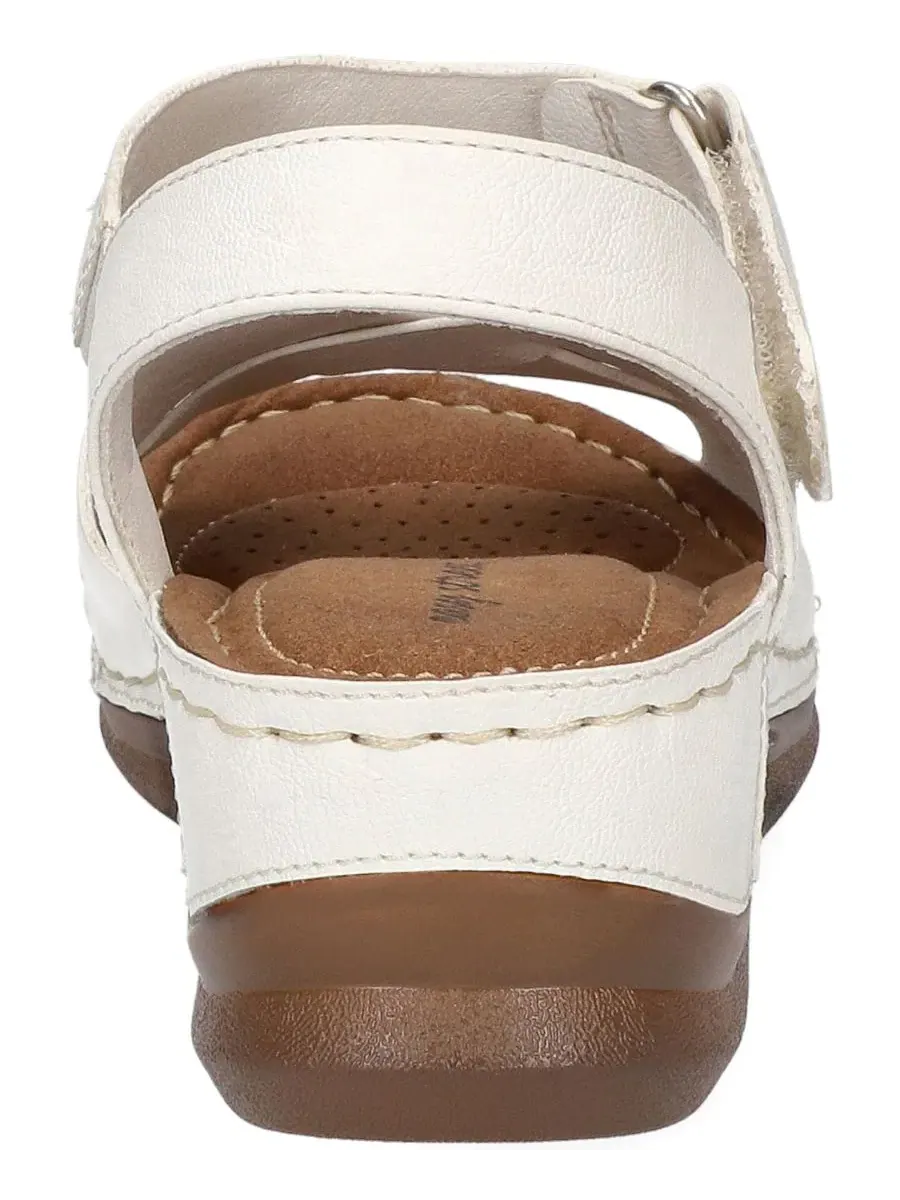 Босоножки на танкетке Lani Wedge Easy Street — изображение 3 из 7, белый