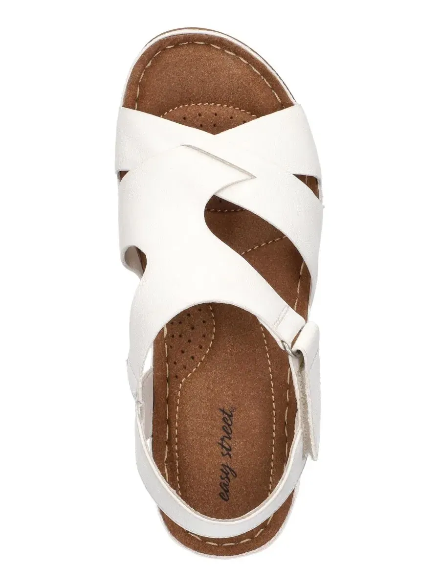 Босоножки на танкетке Lani Wedge Easy Street — изображение 4 из 7, белый