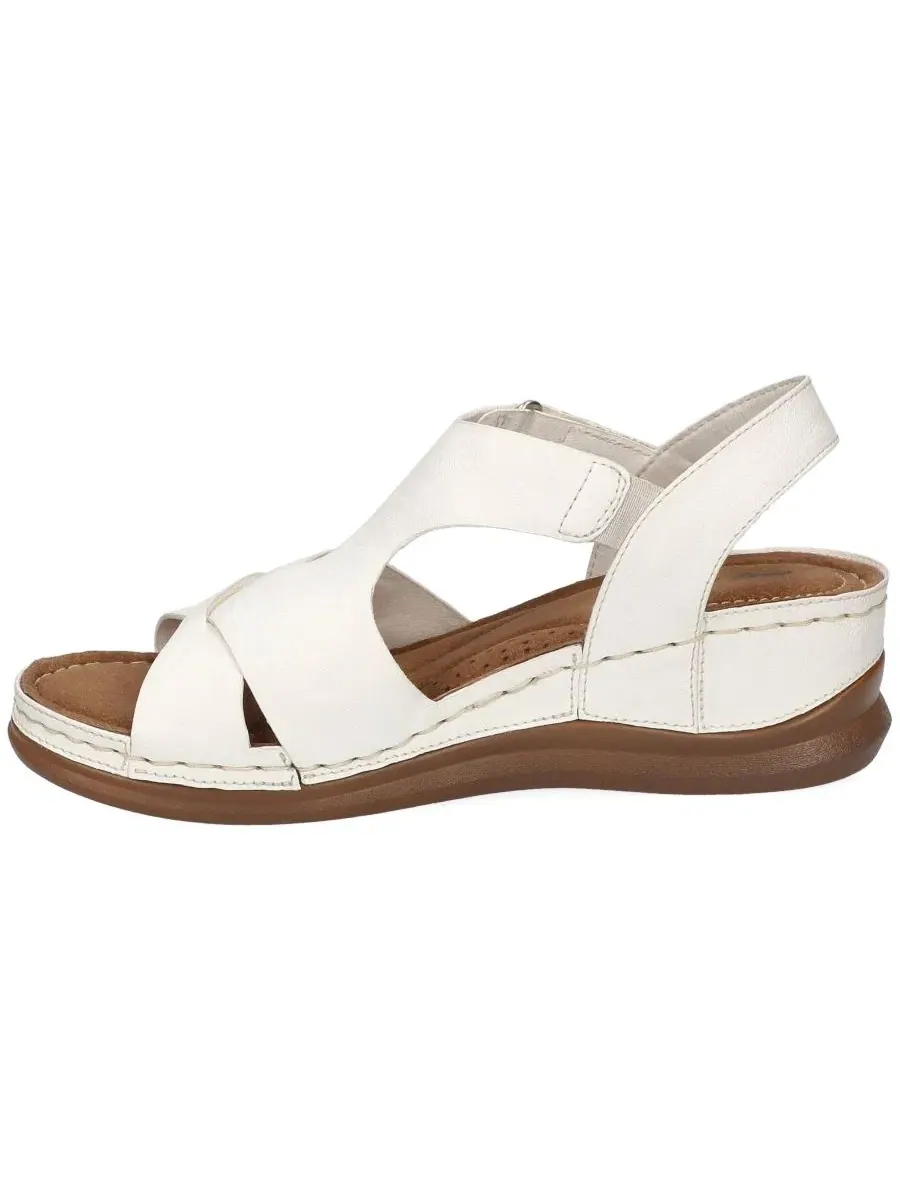Босоножки на танкетке Lani Wedge Easy Street — изображение 6 из 7, белый
