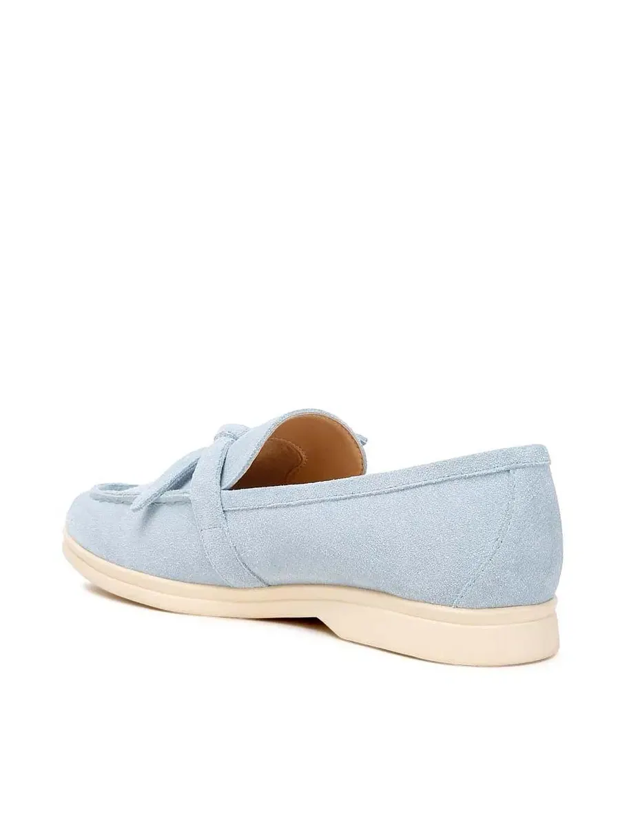 Женские лоферы из замши с узлом, модель Nautica Rag & Co — изображение 4 из 8, синий