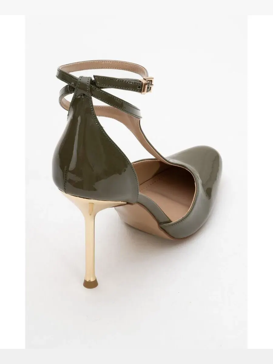 Туфли-лодочки Jon T Strap Pump Prologue Shoes — изображение 2 из 3, хаки
