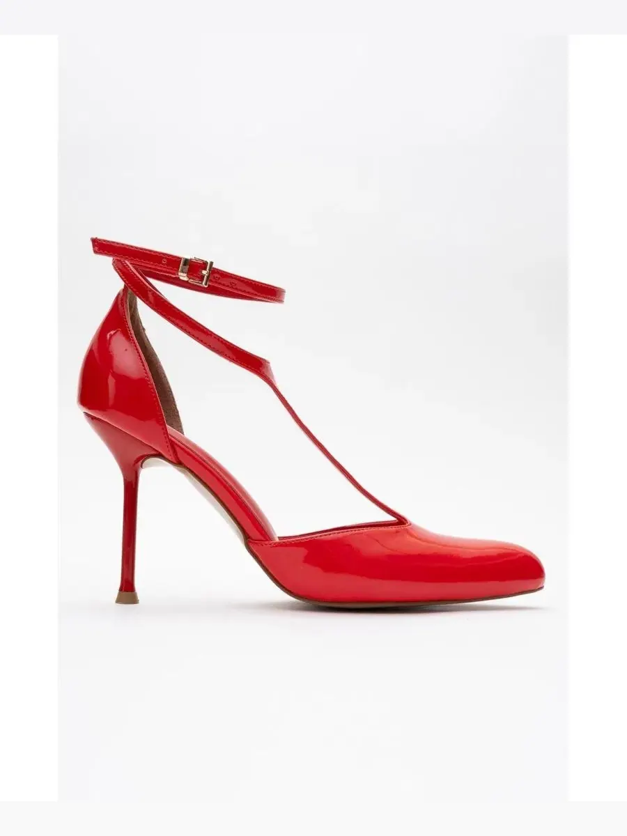 Туфли-лодочки Jon T Strap Pump Prologue Shoes — изображение 2 из 3, красный