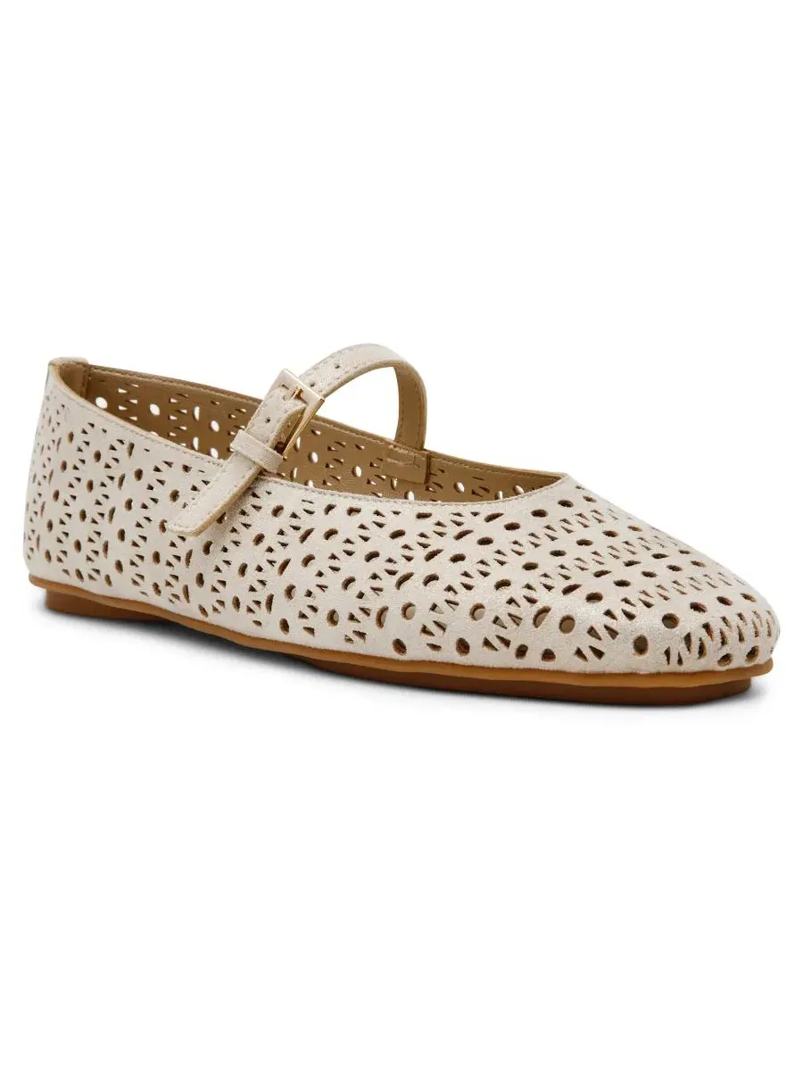Женские туфли-лодочки с перфорацией Connie Perforated Mary Jane Flats Anne Klein