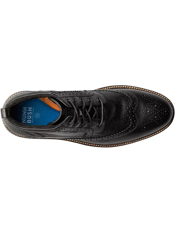Мужские ботинки Odell II Wingtip Nunn Bush — изображение 8 из 13, черный
