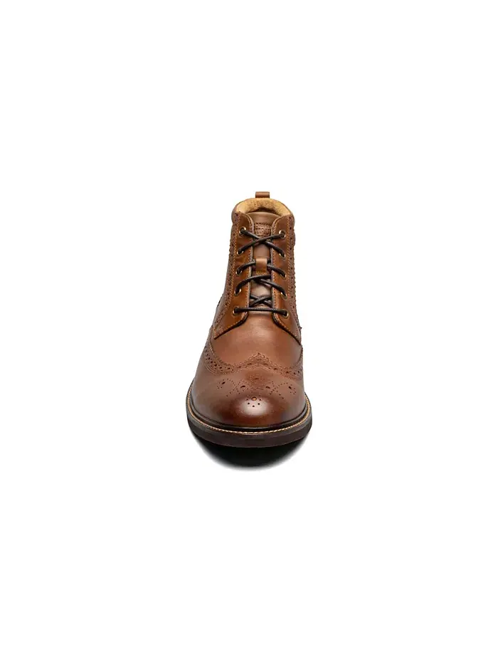 Мужские ботинки Odell II Wingtip Nunn Bush — изображение 7 из 12, бежевый темно-серый