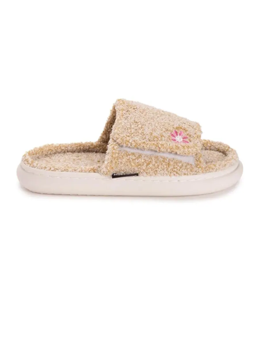 Женские тапочки Gael Slide MUK LUKS — изображение 2 из 7, бежевый