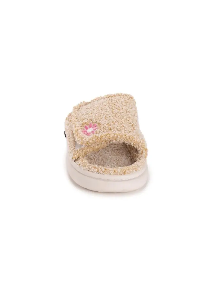 Женские тапочки Gael Slide MUK LUKS — изображение 6 из 7, бежевый