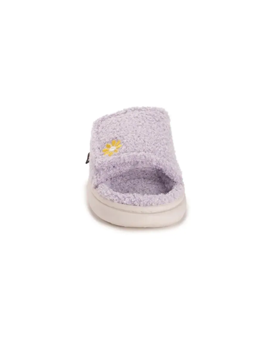 Женские тапочки Gael Slide MUK LUKS, Lavender Daisy — изображение 6 из 7