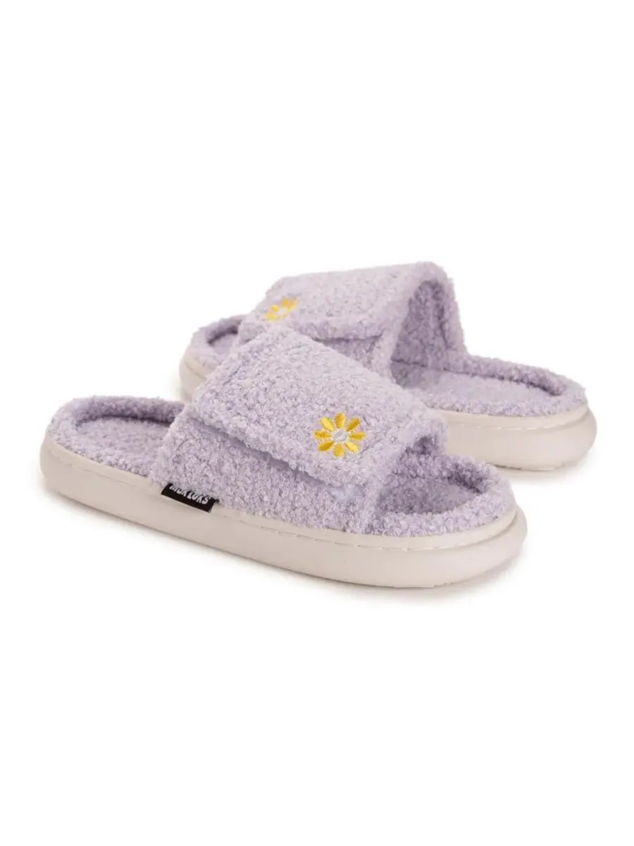 Женские тапочки Gael Slide MUK LUKS, Lavender Daisy — изображение 7 из 7