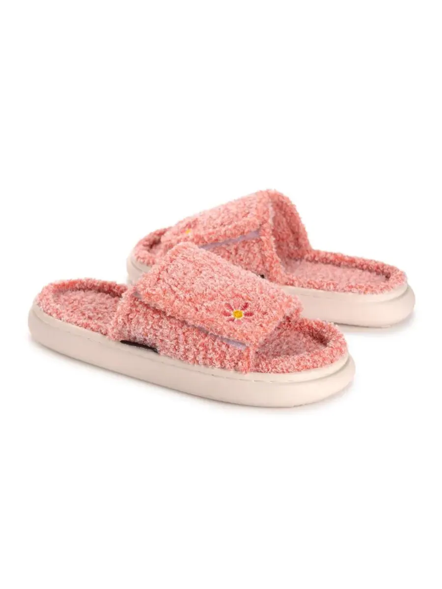 Женские тапочки Gael Slide MUK LUKS, Peach Daisy — изображение 7 из 7