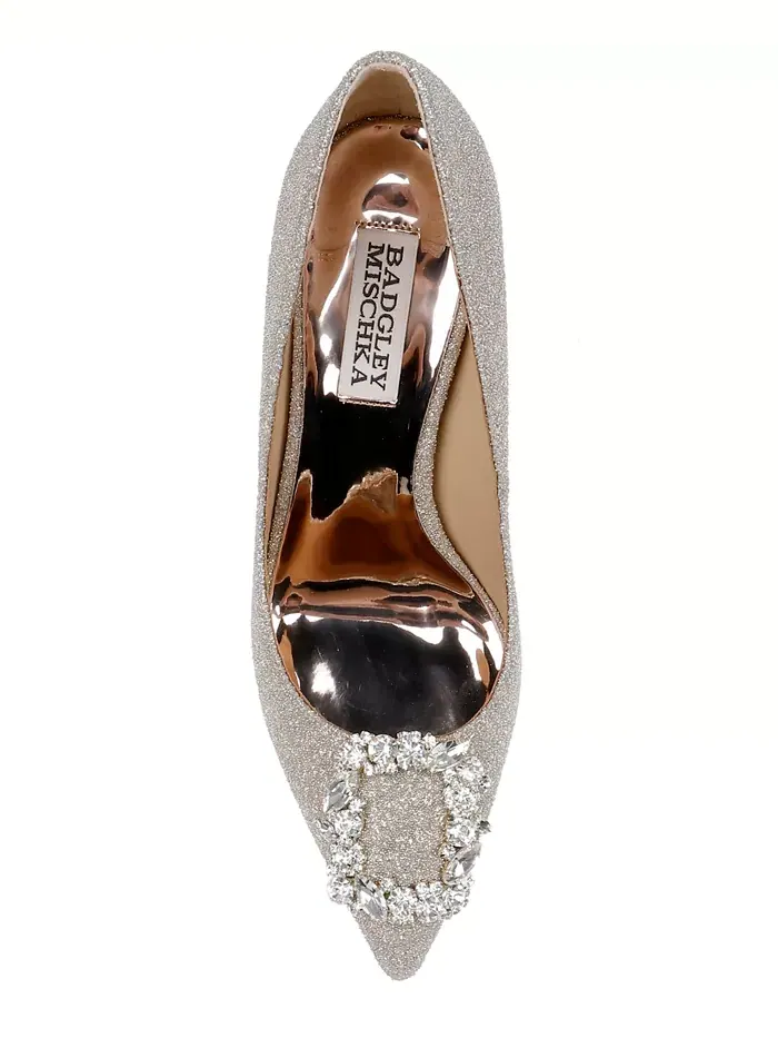 Женские вечерние туфли Cher Badgley Mischka — изображение 4 из 5, золотистый