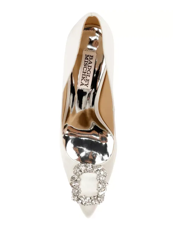 Женские вечерние туфли Cher Badgley Mischka — изображение 4 из 5, белый