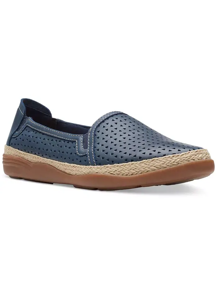 Слипоны-эспадрильи Clarks из кожи