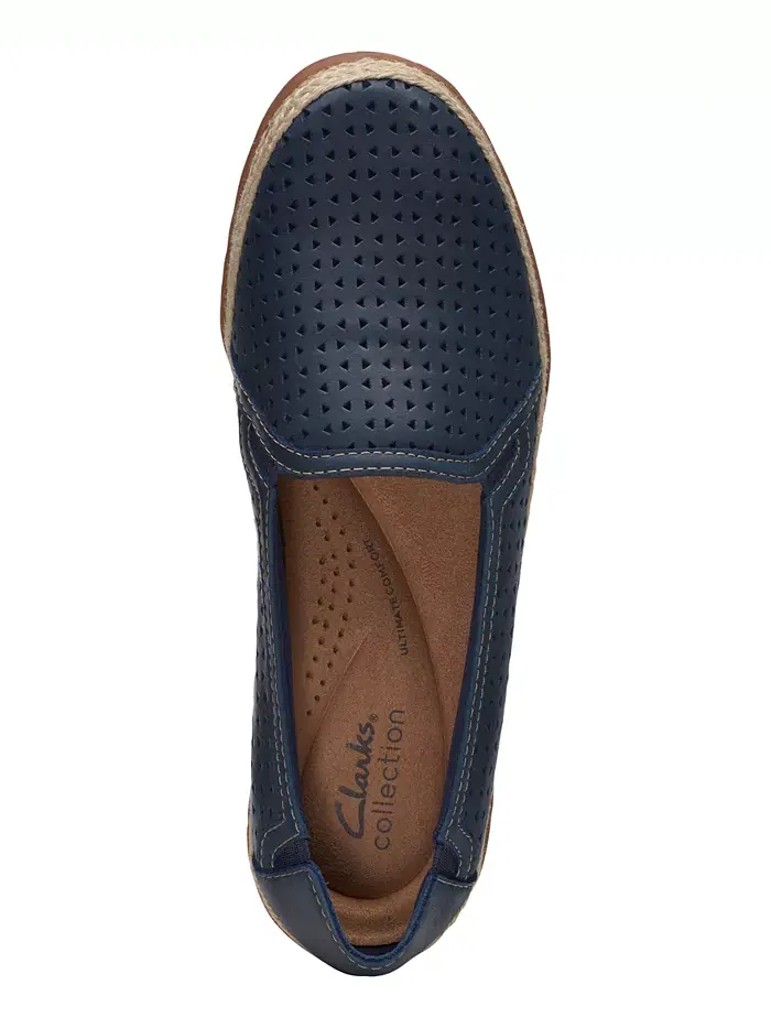 Слипоны-эспадрильи Clarks из кожи — 5