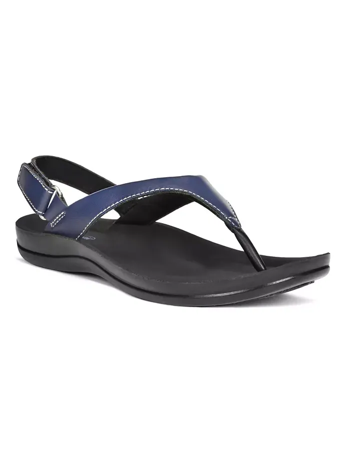 Женские босоножки Aura на ремешке с открытой пяткой Aerothotic — изображение 5 из 6, темно-синий