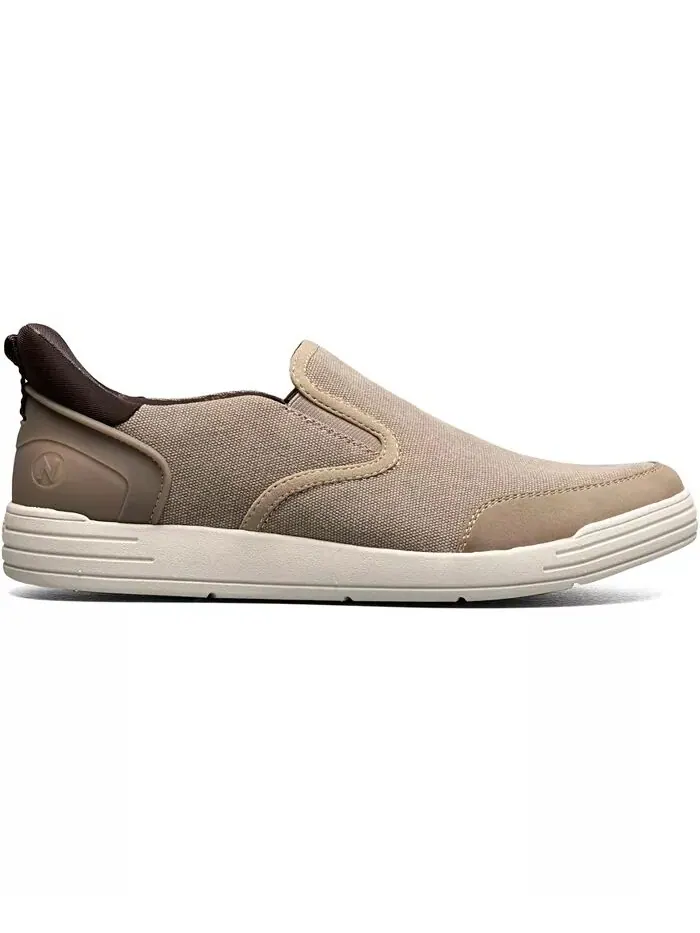Мужские кроссовки Kore City Walk EZ Canvas Slip On Nunn Bush — изображение 2 из 6, серый