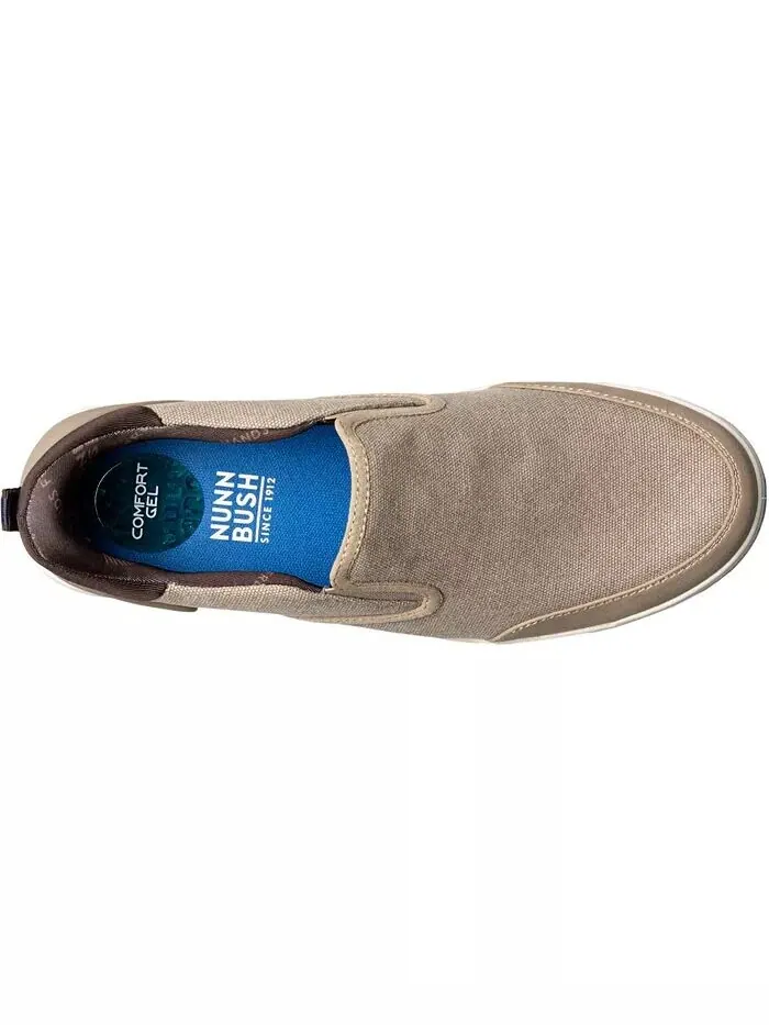 Мужские кроссовки Kore City Walk EZ Canvas Slip On Nunn Bush — изображение 5 из 6, серый