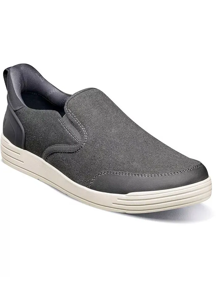 Мужские кроссовки Kore City Walk EZ Canvas Slip On Nunn Bush — изображение 1 из 7, цементный