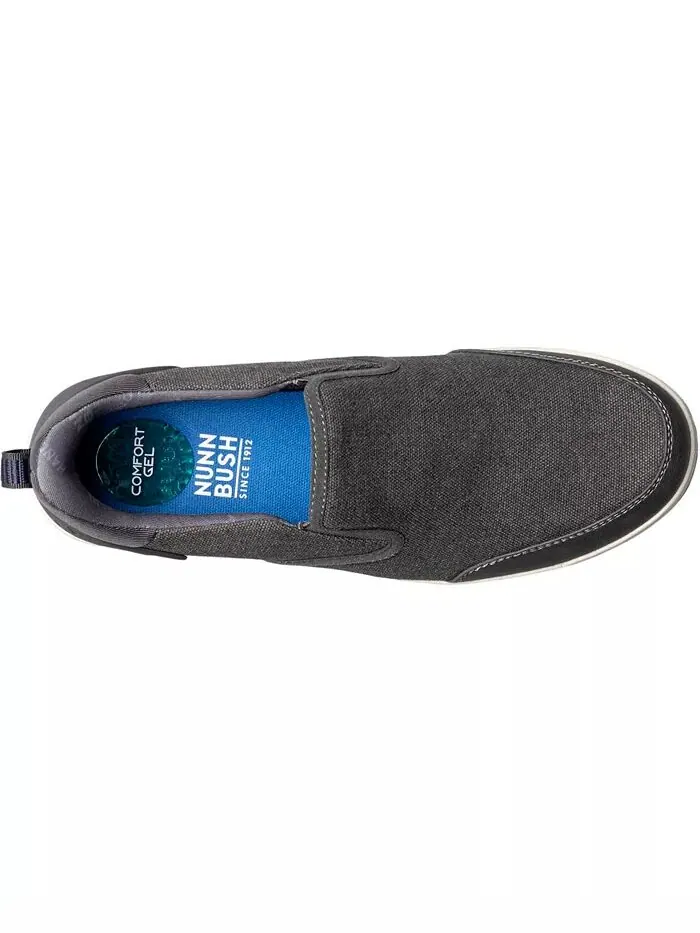 Мужские кроссовки Kore City Walk EZ Canvas Slip On Nunn Bush — изображение 5 из 7, цементный