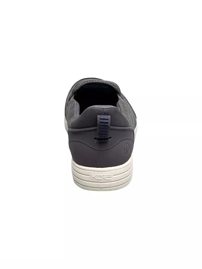 Мужские кроссовки Kore City Walk EZ Canvas Slip On Nunn Bush — изображение 6 из 7, цементный
