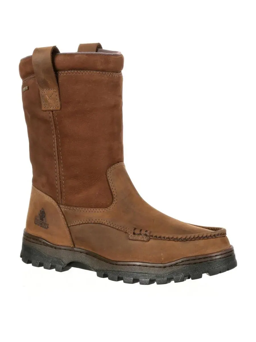 Водонепроницаемый веллингтон-ботинок с мокасиновым мысом, 10 дюймов, GORE-TEX ROCKY