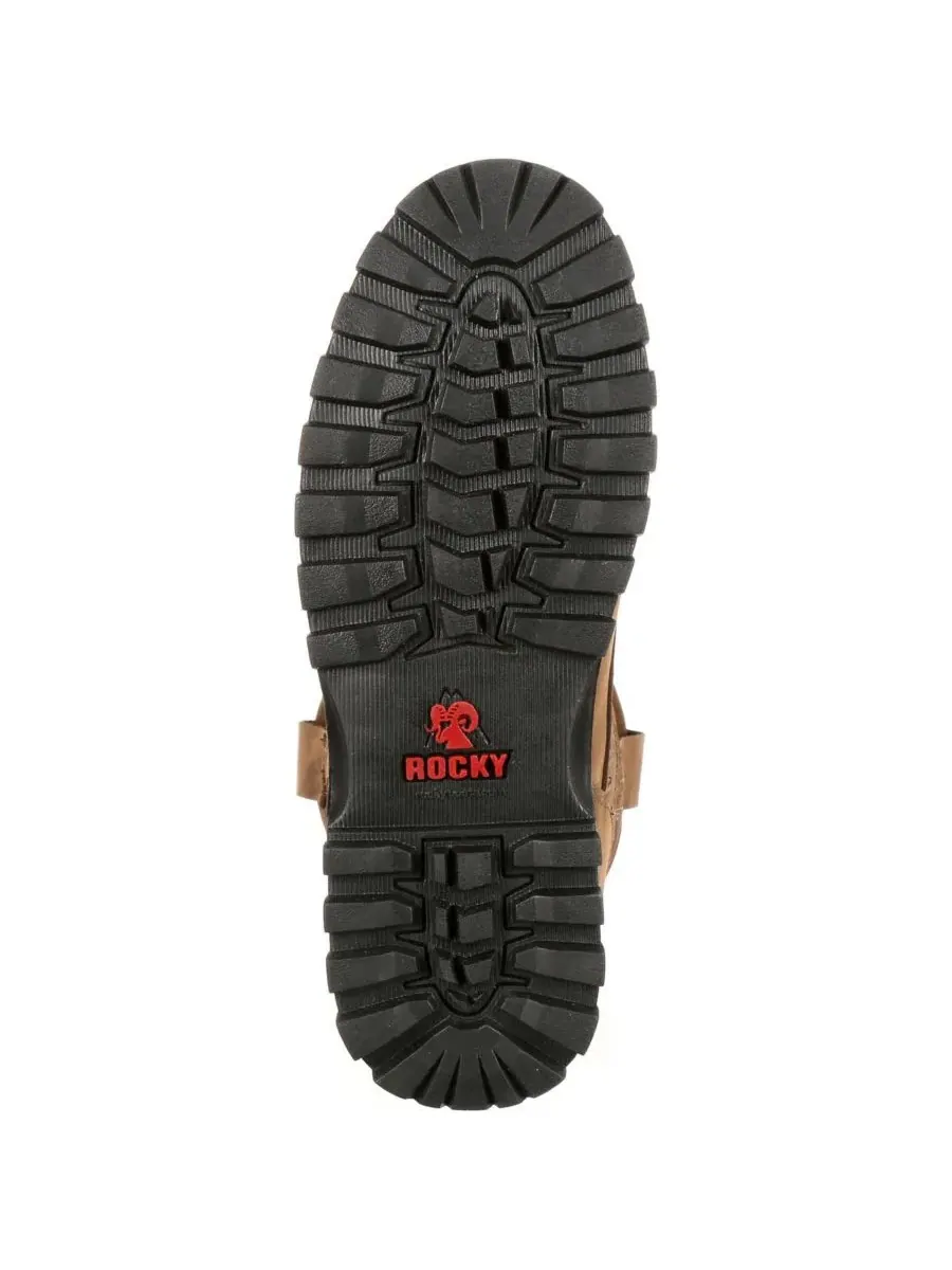 Водонепроницаемый веллингтон-ботинок с мокасиновым мысом, 10 дюймов, GORE-TEX ROCKY — изображение 4 из 7, коричневый