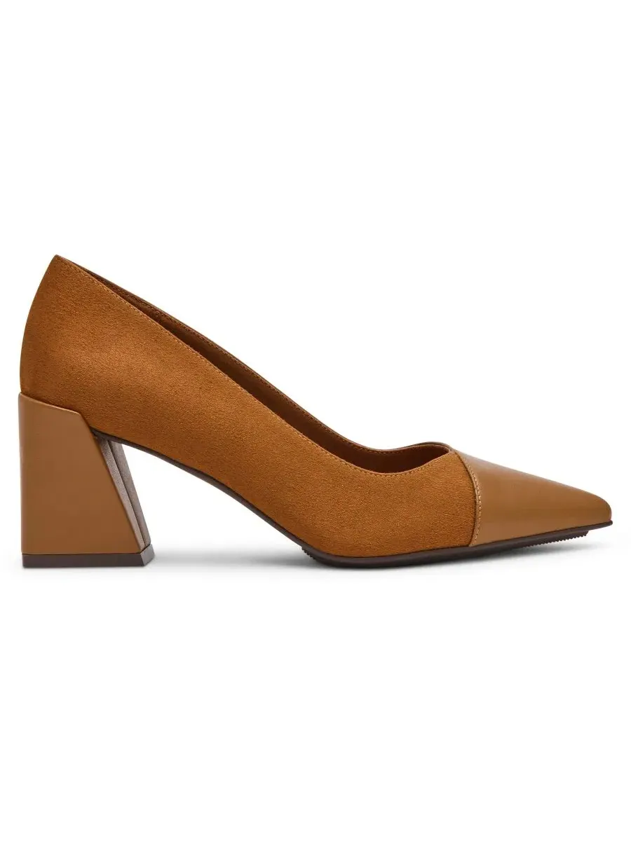 Туфли-лодочки Ravine Slip-On Pumps Anne Klein, Walnut Micro Suede — изображение 2 из 8