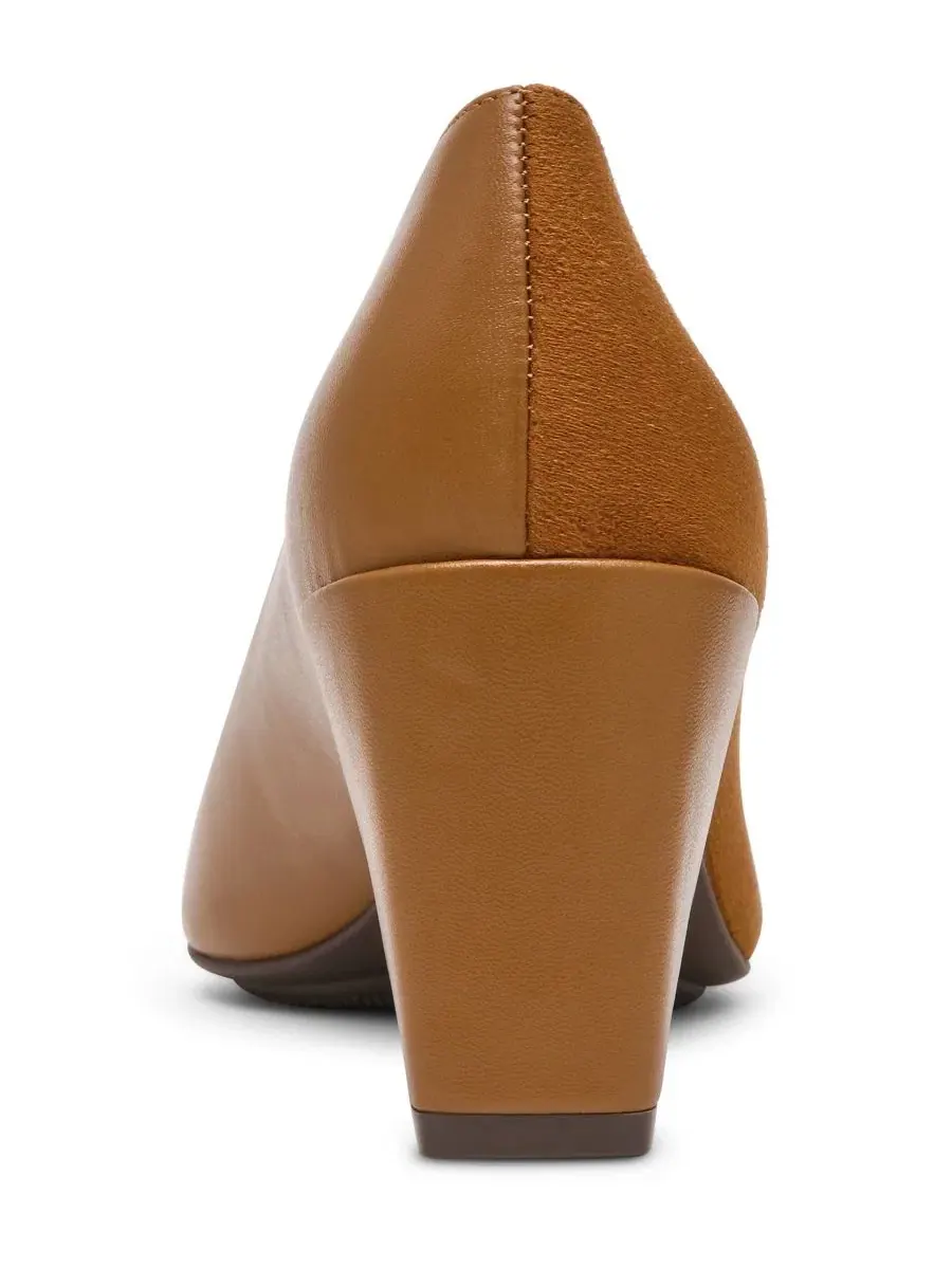 Туфли-лодочки Ravine Slip-On Pumps Anne Klein, Walnut Micro Suede — изображение 4 из 8