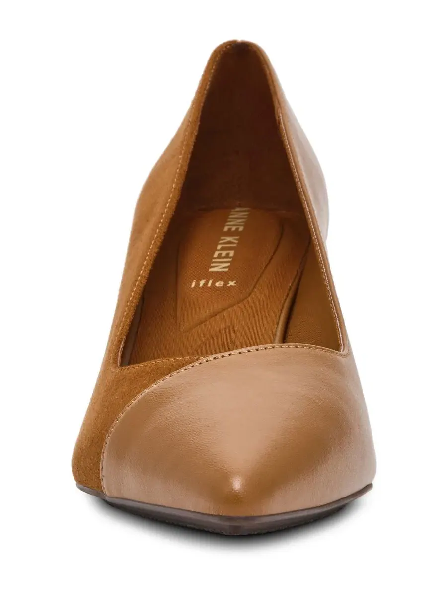 Туфли-лодочки Ravine Slip-On Pumps Anne Klein, Walnut Micro Suede — изображение 7 из 8