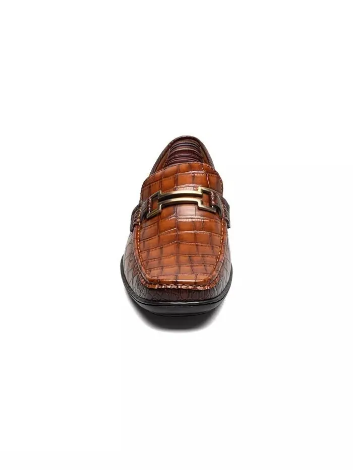 Мужские мокасины Embrey Moc Toe Bit Slip On Stacy Adams — изображение 2 из 7, коричневый