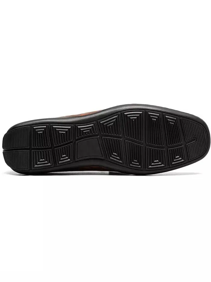 Мужские мокасины Embrey Moc Toe Bit Slip On Stacy Adams — изображение 7 из 7, коричневый