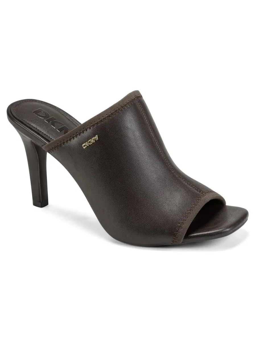 Босоножки-мюли DKNY Bryant Slip-On Dress Sandals — изображение 1 из 5, коричневый