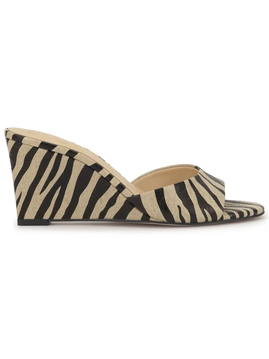 Сандалии-клинья Bolir с миндальным мысом Jessica Simpson, Bone Combo Zebra — изображение 2 из 5