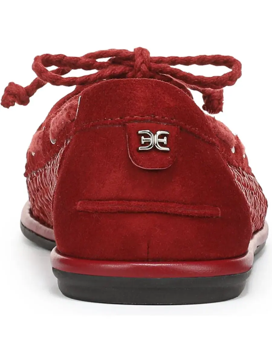 Лоферы Bria Moccasin с круглым носком Sam Edelman — изображение 3 из 5, красный