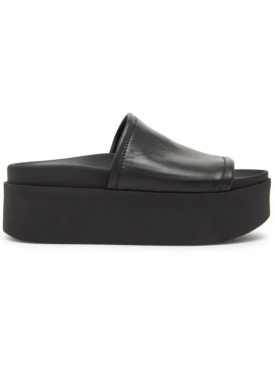Сандалии-слайды на платформе Arwen Platform Slide Steve Madden — изображение 3 из 7, черный